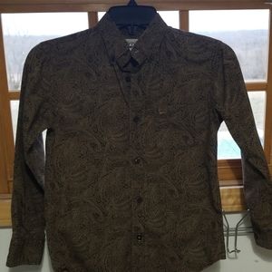 Cinch cowboy dress shirt for boys